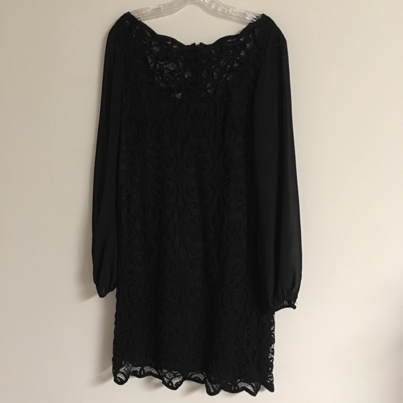 Issue New York Black Lace Dress - Picture 1 of 8